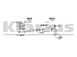 KLARIUS 630918U išmetimo sistema 
 Išmetimo sistema -> Išmetimo sistema, visa