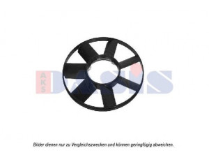 AKS DASIS 058007N ventiliatoriaus ratas, variklio aušinimas 
 Aušinimo sistema -> Radiatoriaus ventiliatorius
11522243303, 2243303
