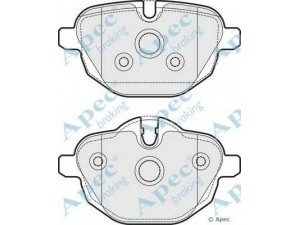 APEC braking PAD1752 stabdžių trinkelių rinkinys, diskinis stabdys 
 Techninės priežiūros dalys -> Papildomas remontas
34216788284, 34216796741, 34216862202