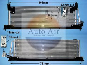AUTO AIR GLOUCESTER 16-1243 kondensatorius, oro kondicionierius 
 Oro kondicionavimas -> Kondensatorius
1618047, 1618109, 90511660