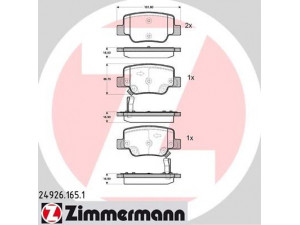ZIMMERMANN 24926.165.1 stabdžių trinkelių rinkinys, diskinis stabdys 
 Techninės priežiūros dalys -> Papildomas remontas
04466-0F010