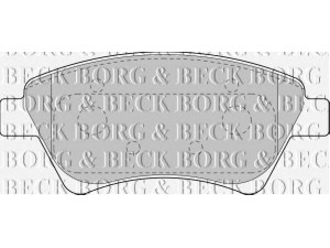 BORG & BECK BBP1821 stabdžių trinkelių rinkinys, diskinis stabdys 
 Techninės priežiūros dalys -> Papildomas remontas
410601241R, 410608713R, 7701 209 697