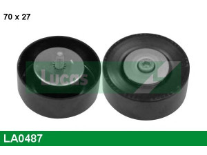 LUCAS ENGINE DRIVE LA0487 kreipiantysis skriemulys, V formos rumbuotas diržas 
 Diržinė pavara -> V formos rumbuotas diržas/komplektas -> Laisvasis/kreipiamasis skriemulys
11287780124, 11287799464, 7780124