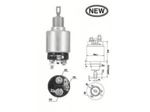 MAGNETI MARELLI 940113050563 solenoidinis jungiklis, starteris 
 Elektros įranga -> Starterio sistema -> Solenoidinis jungiklis
