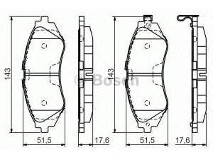 BOSCH 0 986 495 059 stabdžių trinkelių rinkinys, diskinis stabdys 
 Techninės priežiūros dalys -> Papildomas remontas
96 349 060, 96 495 227, 96253383