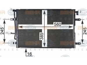 HELLA 8FC 351 304-751 kondensatorius, oro kondicionierius 
 Oro kondicionavimas -> Kondensatorius
8E0 260 401 R, 8E0 260 403 J, 8E0 260 403 M