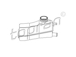 TOPRAN 301 895 išsiplėtimo bakelis, aušinimo skystis 
 Aušinimo sistema -> Radiatorius/alyvos aušintuvas -> Išsiplėtimo bakelis, variklio aušinimo skystis
1 025 999, 1 107 521, 97KB8K218AF