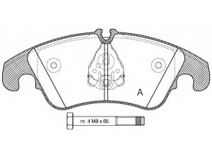 OPEN PARTS BPA1304.10 stabdžių trinkelių rinkinys, diskinis stabdys 
 Techninės priežiūros dalys -> Papildomas remontas
4G0698151, 4G0698151D, 8K0698151