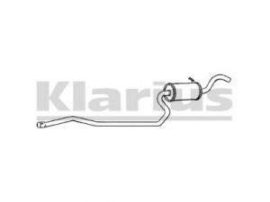 KLARIUS FE403Q vidurinis duslintuvas 
 Išmetimo sistema -> Duslintuvas
7156081