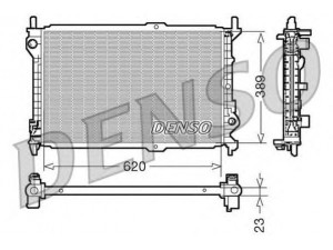 DENSO DRM10107 radiatorius, variklio aušinimas 
 Aušinimo sistema -> Radiatorius/alyvos aušintuvas -> Radiatorius/dalys
2T148005AD, 4367089