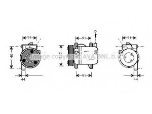 AVA QUALITY COOLING DNK002 kompresorius, oro kondicionierius 
 Oro kondicionavimas -> Kompresorius/dalys
8483445010, 926002J201, 926002J202
