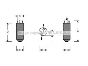 AVA QUALITY COOLING DWD023 džiovintuvas, oro kondicionierius 
 Oro kondicionavimas -> Džiovintuvas
96190606, 96190606