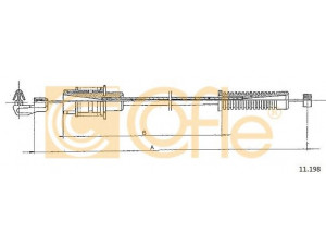 COFLE 11.198 akceleratoriaus trosas 
 Variklis -> Oro tiekimas -> Akceleratoriaus trosas/jungtis
95595357