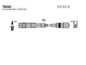 TESLA T869C uždegimo laido komplektas 
 Kibirkšties / kaitinamasis uždegimas -> Uždegimo laidai/jungtys
078905401