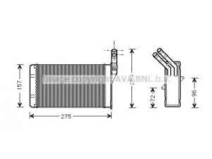 AVA QUALITY COOLING CN6150 šilumokaitis, salono šildymas 
 Šildymas / vėdinimas -> Šilumokaitis
644880, 96103385, 644880, 96103385