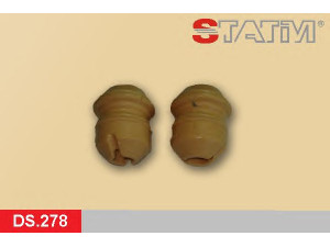 STATIM DS.278 apsauginio dangtelio komplektas, amortizatorius 
 Ašies montavimas/vairavimo mechanizmas/ratai -> Montavimas, pakabos statramstis
344417