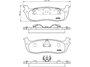 HELLA PAGID 8DB 355 014-501 stabdžių trinkelių rinkinys, diskinis stabdys 
 Techninės priežiūros dalys -> Papildomas remontas
3W1Z2200BA, XL3Z2200AA, XL3Z2200ZZ