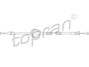 TOPRAN 113 425 kabelis, durų atlaisvinimas 
 Užrakinimo sistema -> Rankenėlės
1K3 837 085A, 1K3 837 085B