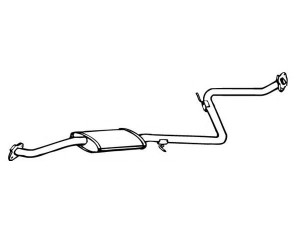 WALKER 17941 vidurinis duslintuvas 
 Išmetimo sistema -> Duslintuvas
PN0940300