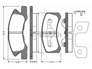 BOSCH 0 986 TB2 884 stabdžių trinkelių rinkinys, diskinis stabdys 
 Techninės priežiūros dalys -> Papildomas remontas
04465B2040, 449197214, 449197214000