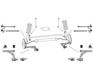 MEYLE WG0973100 vairavimo mechanizmas; rato pakaba