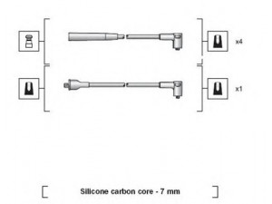 MAGNETI MARELLI 941318111036 uždegimo laido komplektas 
 Kibirkšties / kaitinamasis uždegimas -> Uždegimo laidai/jungtys