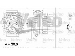 VALEO 437426 kintamosios srovės generatorius 
 Elektros įranga -> Kint. sr. generatorius/dalys -> Kintamosios srovės generatorius
12 31 7 550 319, 12317515033, 12317515426