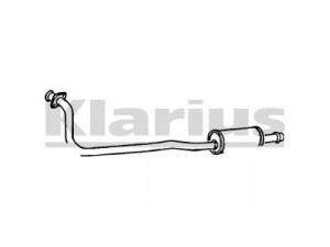 KLARIUS 240201 priekinis duslintuvas 
 Išmetimo sistema -> Duslintuvas
7700663680