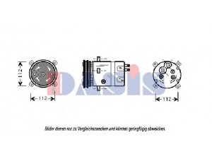 AKS DASIS 850706N kompresorius, oro kondicionierius 
 Oro kondicionavimas -> Kompresorius/dalys
1131527
