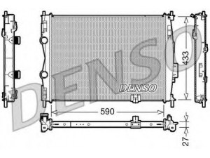 DENSO DRM46019 radiatorius, variklio aušinimas 
 Aušinimo sistema -> Radiatorius/alyvos aušintuvas -> Radiatorius/dalys
21400JD900