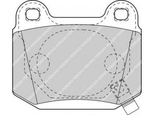 FERODO FDB1562 stabdžių trinkelių rinkinys, diskinis stabdys 
 Techninės priežiūros dalys -> Papildomas remontas
4605A050, MR407391, 26696FG000