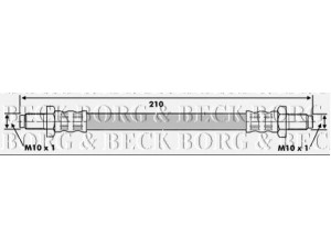 BORG & BECK BBH6074 stabdžių žarnelė 
 Stabdžių sistema -> Stabdžių žarnelės
9094702224, 9094702224000, 90947 02224