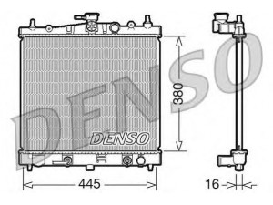DENSO DRM46021 radiatorius, variklio aušinimas 
 Aušinimo sistema -> Radiatorius/alyvos aušintuvas -> Radiatorius/dalys
21460AX000, 21460AX100, 21460AX200