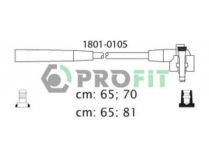 PROFIT 1801-0105 uždegimo laido komplektas 
 Kibirkšties / kaitinamasis uždegimas -> Uždegimo laidai/jungtys
1037292, 1037293, 1037294, 1037295