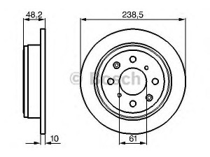 BOSCH 0 986 478 350 stabdžių diskas 
 Dviratė transporto priemonės -> Stabdžių sistema -> Stabdžių diskai / priedai
42510-SE0-000, 42510-SE0-010, 42510-SH3-G00