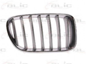 BLIC 6502-07-0093998P radiatorius grotelės 
 Kėbulas -> Kėbulo dalys/ sparnas/buferis -> Priekinis aerodinaminio pasipriešinimo sumažinimas/grotelės