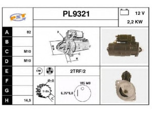 SNRA PL9321 starteris