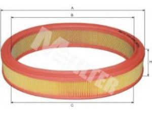 MFILTER A 251 oro filtras 
 Techninės priežiūros dalys -> Techninės priežiūros intervalai
6162 292, 6497 632, 89B F 9601 AA