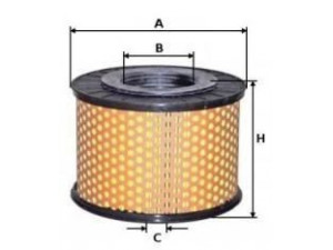 UNIFLUX FILTERS XA592 oro filtras