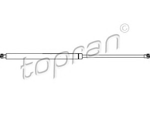TOPRAN 721 293 dujinė spyruoklė, bagažinė 
 Priedai -> Bagažinė/pakrovimo skyrius
8731 F1, 8731 N1
