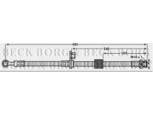 BORG & BECK BBH7112 stabdžių žarnelė 
 Stabdžių sistema -> Stabdžių žarnelės
4605A071, 4605A232, 4605A614, 4605A784