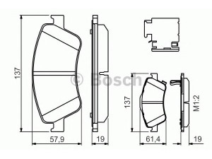 BOSCH 0 986 494 638 stabdžių trinkelių rinkinys, diskinis stabdys 
 Techninės priežiūros dalys -> Papildomas remontas
04465 02200, 04465 02210, 04465 02270