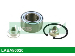 LUCAS ENGINE DRIVE LKBA80020 rato guolio komplektas 
 Ašies montavimas/vairavimo mechanizmas/ratai -> Rato stebulė/montavimas -> Rato guolis