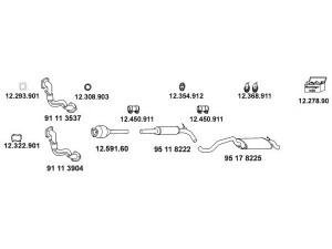 EBERSPÄCHER 16_58 išmetimo sistema 
 Išmetimo sistema -> Išmetimo sistema, visa