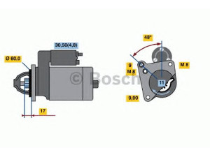 BOSCH 0 001 138 003 starteris
7552697, 7589354, 12 41 7 552 697