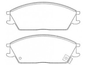 AISIN ASN-112W stabdžių trinkelių rinkinys, diskinis stabdys
5810122A00, 5810122A10, 5810124B00