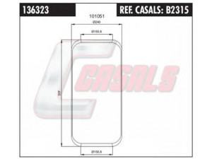 CASALS B2315 dėklas, pneumatinė pakaba
41022620