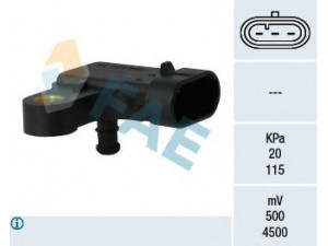 FAE 15120 jutiklis, įsiurbimo kolektoriaus slėgis 
 Elektros įranga -> Jutikliai
25184080, 96276354, 96276354