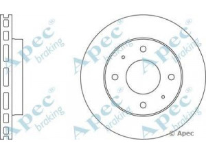 APEC braking DSK662 stabdžių diskas 
 Dviratė transporto priemonės -> Stabdžių sistema -> Stabdžių diskai / priedai
MB205584, MB205585, MB389722, MB407639