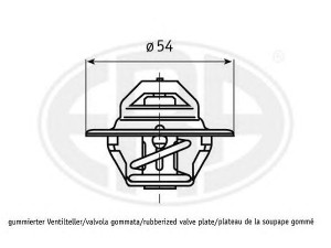 ERA 350367 termostatas, aušinimo skystis 
 Aušinimo sistema -> Termostatas/tarpiklis -> Thermostat
21200-ED000, 21200-ED00A, 77 01 065 352